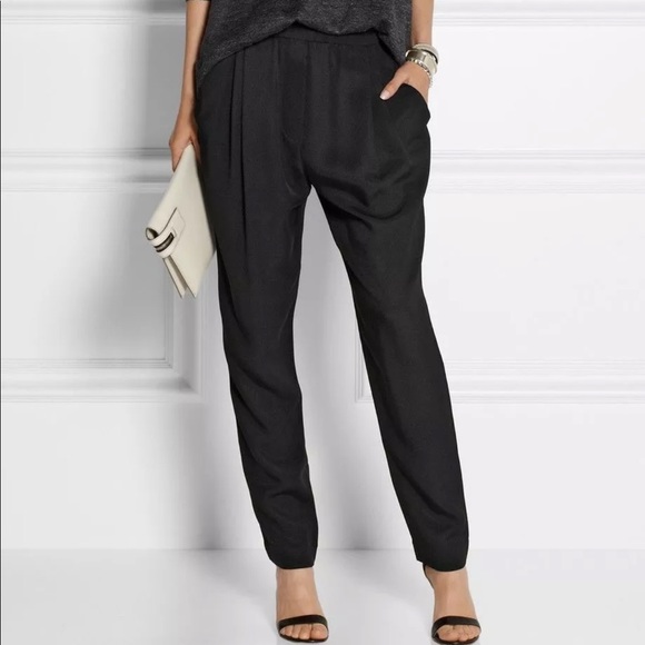 3.1 Phillip Lim Pants - 3.1 Phillip Lim | 0 | black silk tapered pants